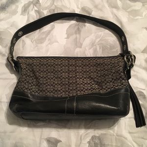 Black Leather Coach Purse